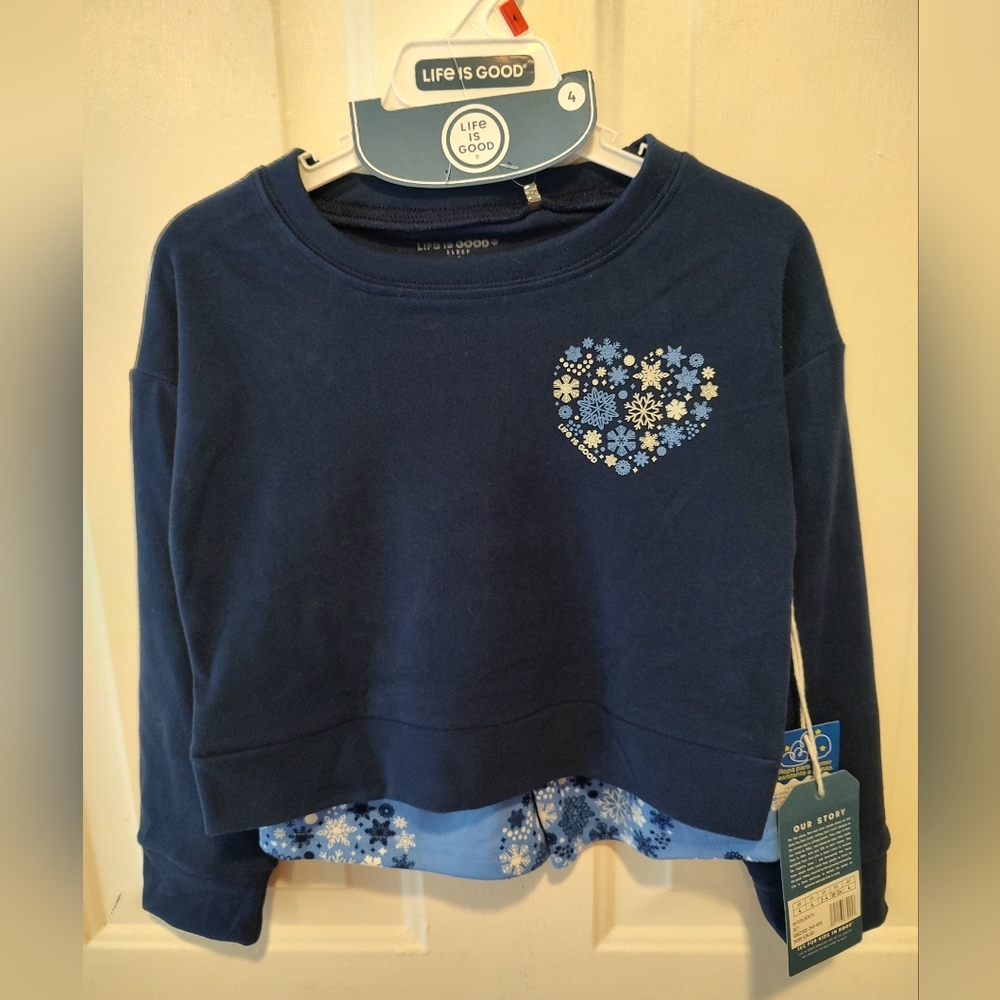 Life is Good 2 pc sleepwear size 4